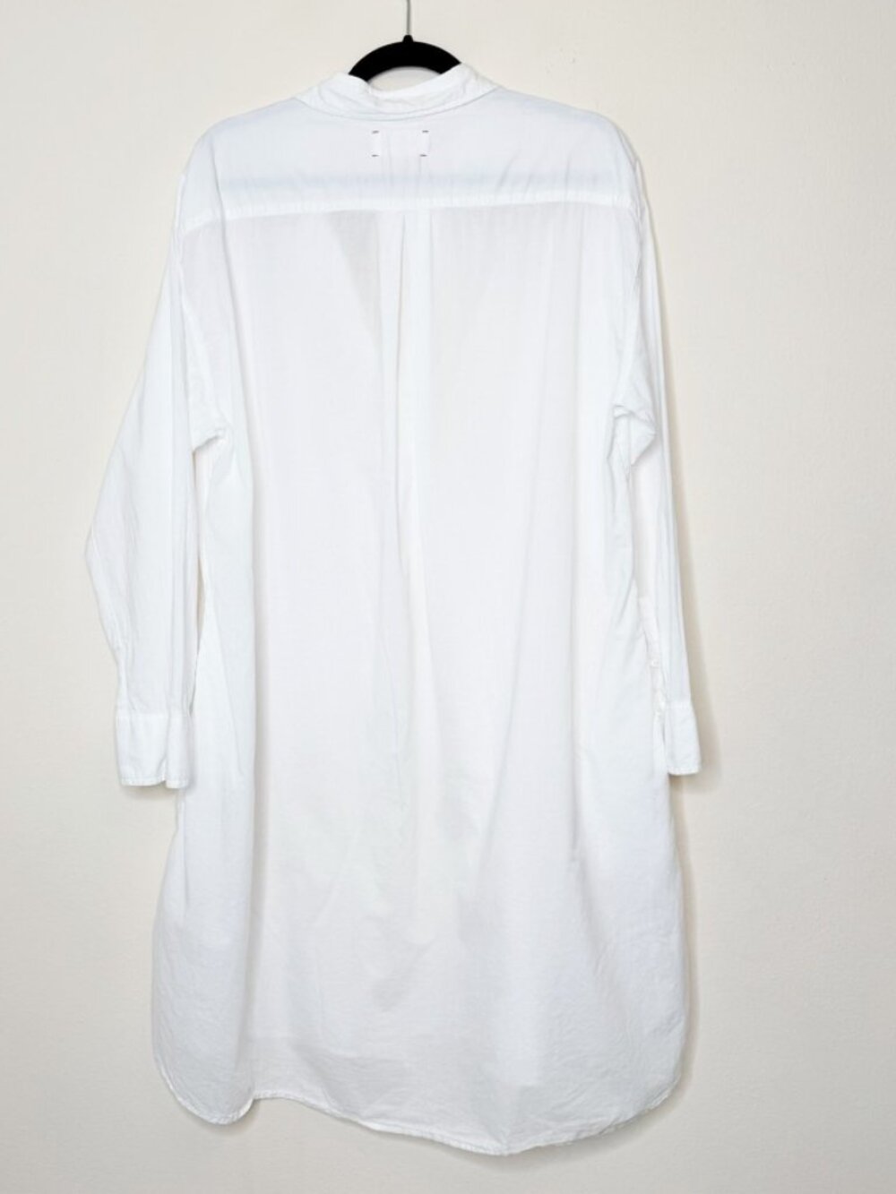 Xírena Blayke White Cotton Poplin Tunic Shirt Dress Size L - Picture 4 of 14